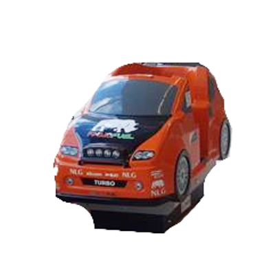 Orange Rally Car